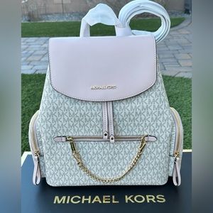 Michael Kors Jet Set Large Logo Backpack